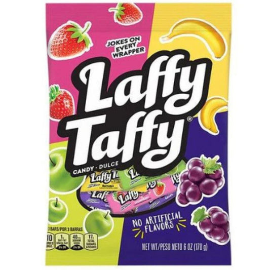 Laffy Taffy Peg Bags 99g 1X12