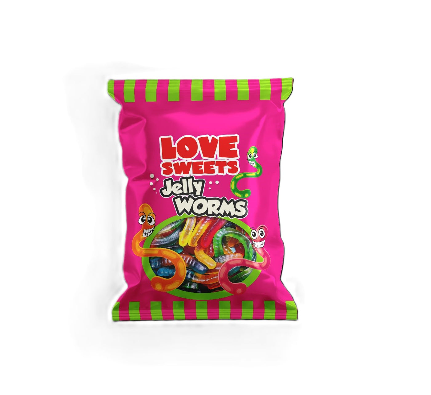 Love Sweets Jelly Worms 95g 1X18 *PAST BEST BEFORE*