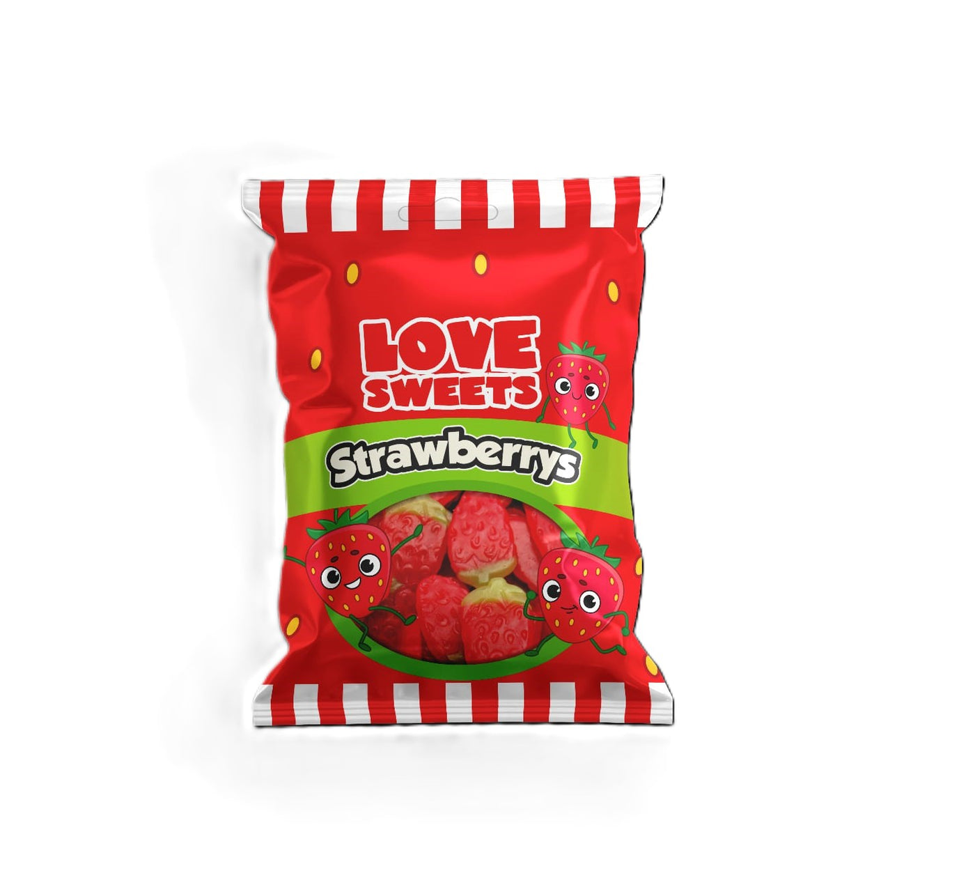 Love Sweets Strawberrys 95g 1X18 *PAST BEST BEFORE*