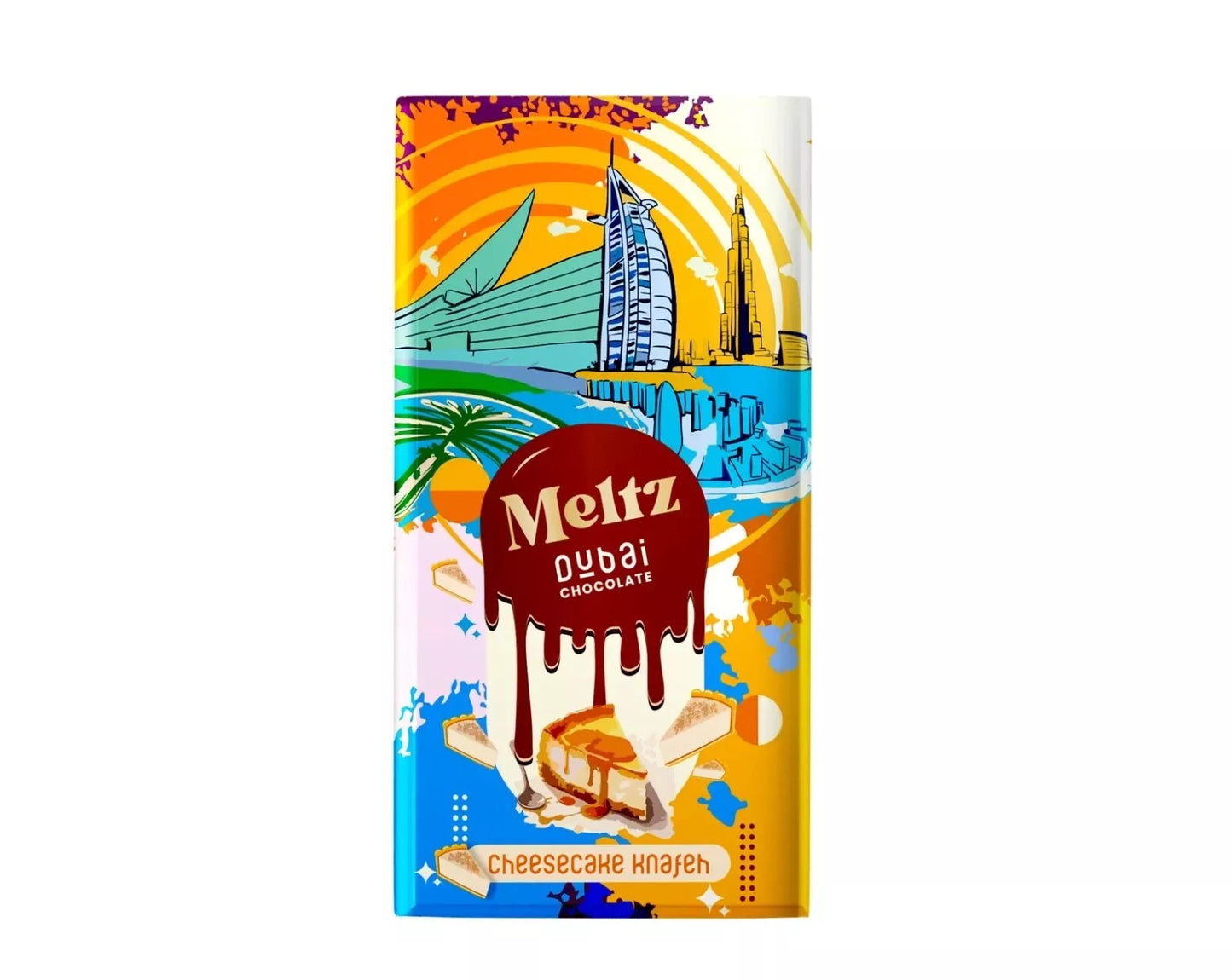 Meltz Dubai Chocolate Bar with Cheesecake Knafeh 192g