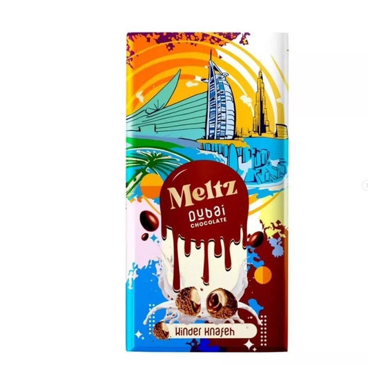 Meltz Dubai Chocolate Bar with Kinder Knafeh 192g