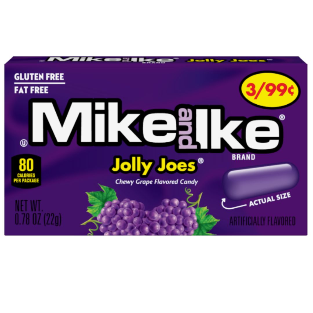 Mike and Ike Jolly Joe's Grape Changemaker 22g 1X24