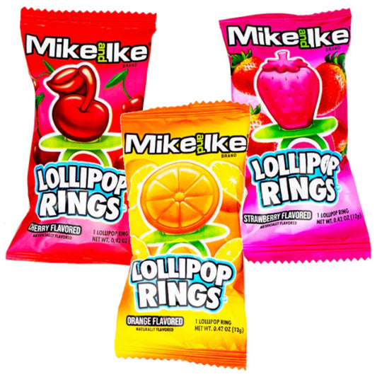 Mike and Ike Lollipop Rings 12g 1X24