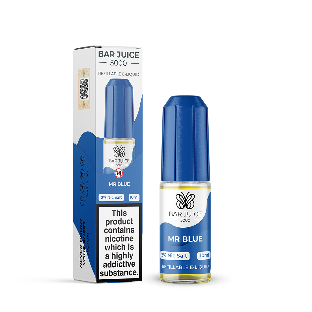 Bar Juice 5000 Nic Salts 10mg and 20mg 10ml 1X10