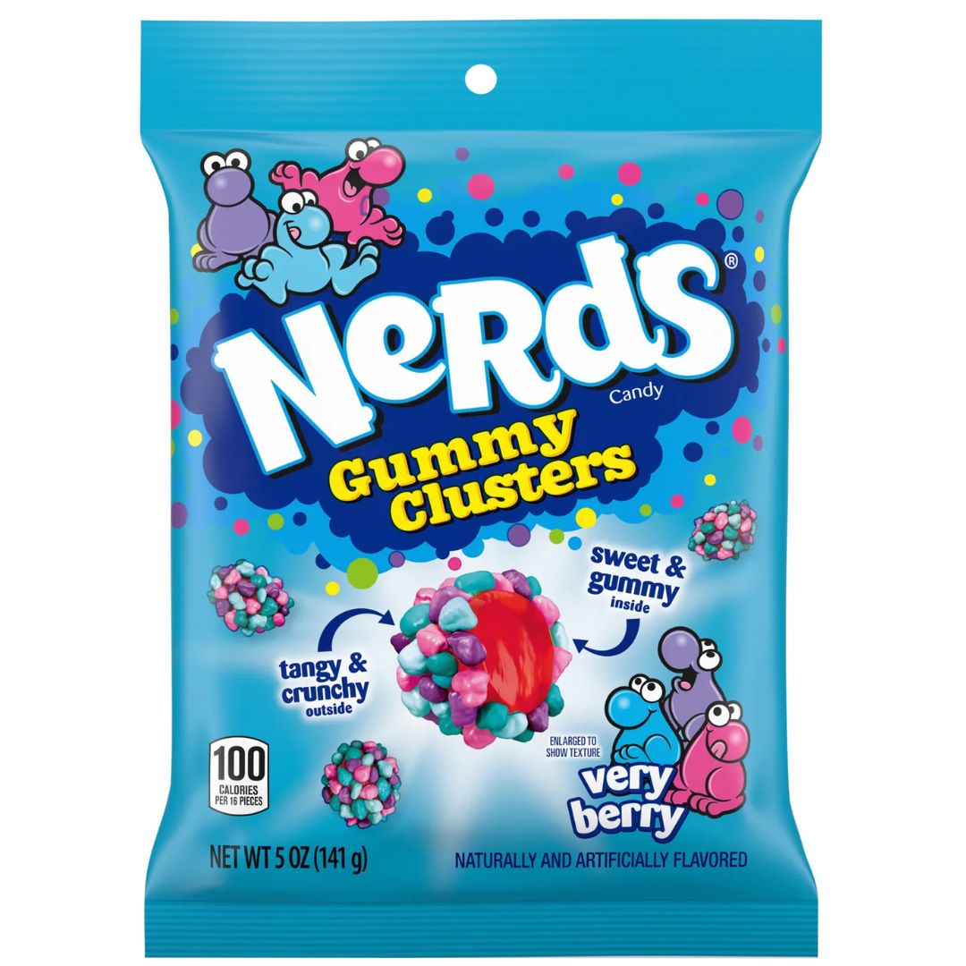 Nerds Gummy Clusters Very Berry 141g 1X12