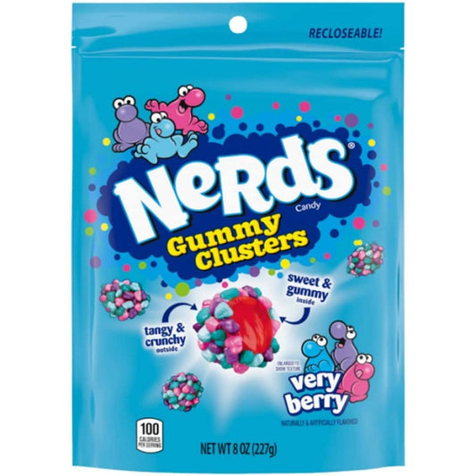 Nerds Gummy Clusters Very Berry 1X6 226g