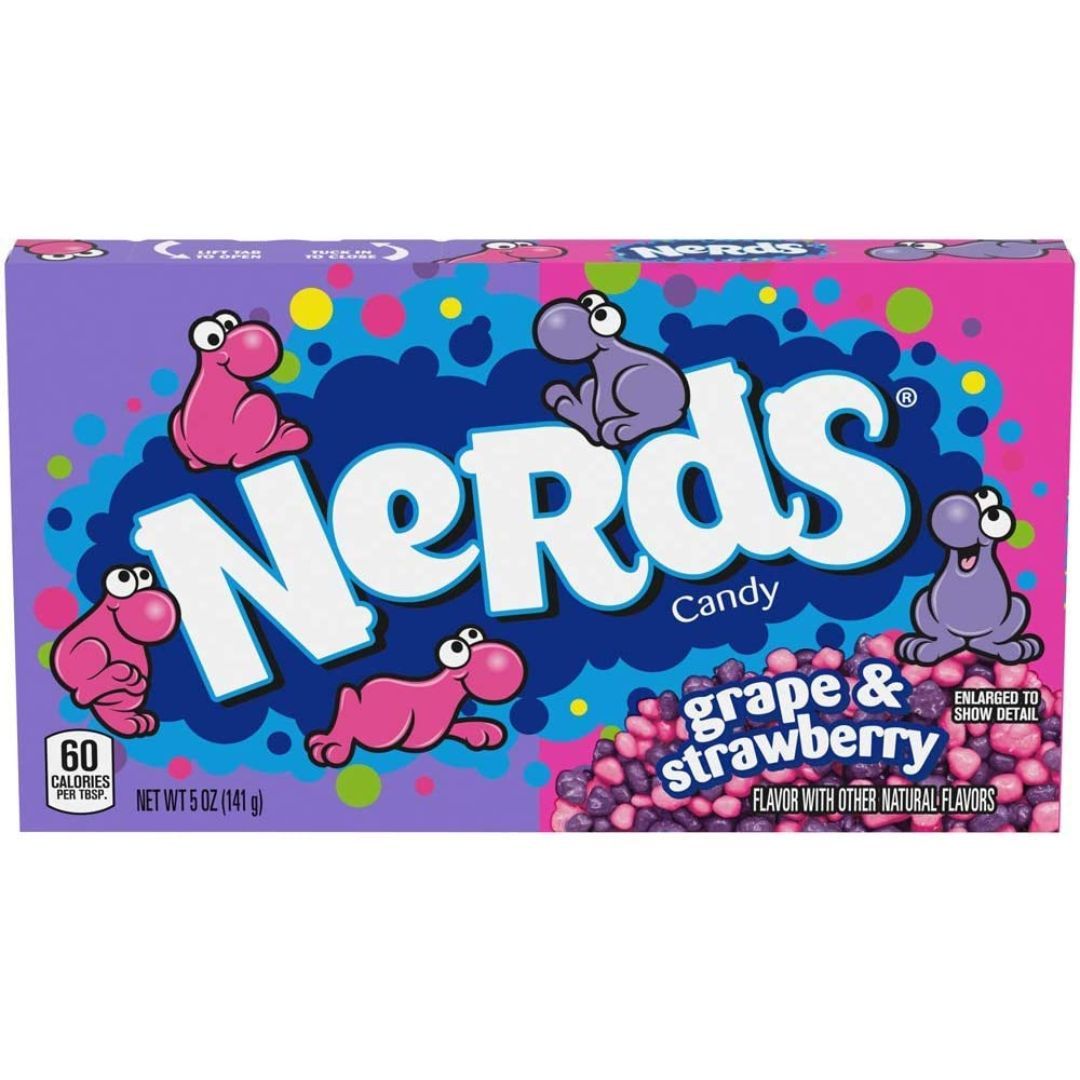 Nerds Grape & Strawberry Theatre Boxes 1X12 141g