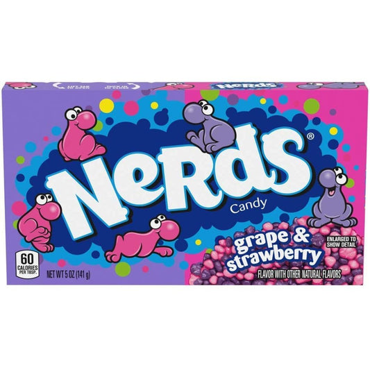 Nerds Grape & Strawberry Theatre Boxes 141g 1X12