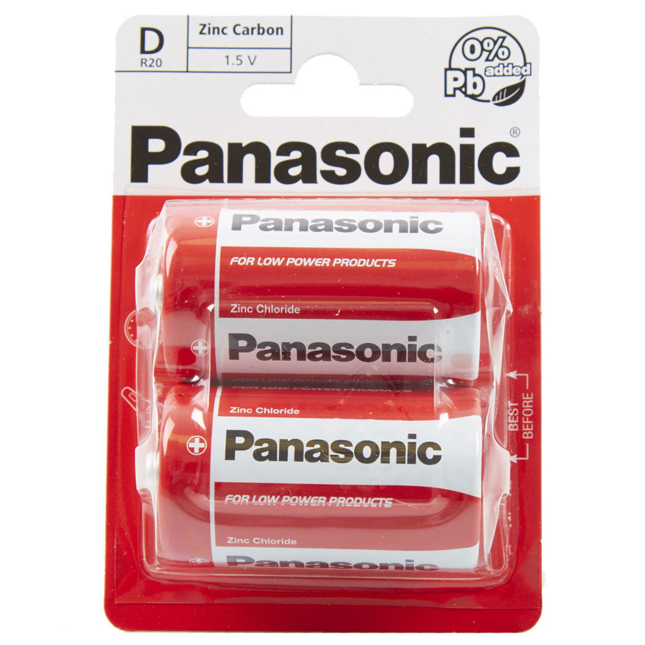 Panasonic D Batteries 1X12