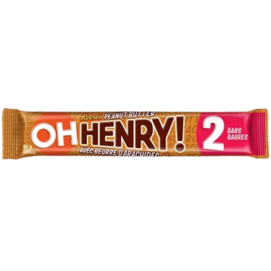 Reese's Oh Henry Peanut Butter Bar 85g 1X24