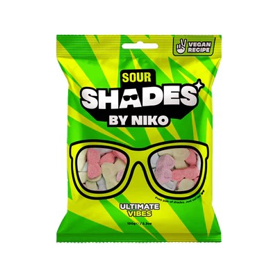 Shades by Niko - Sour Ultimate Vibes 150g 1X18 ***NEW***