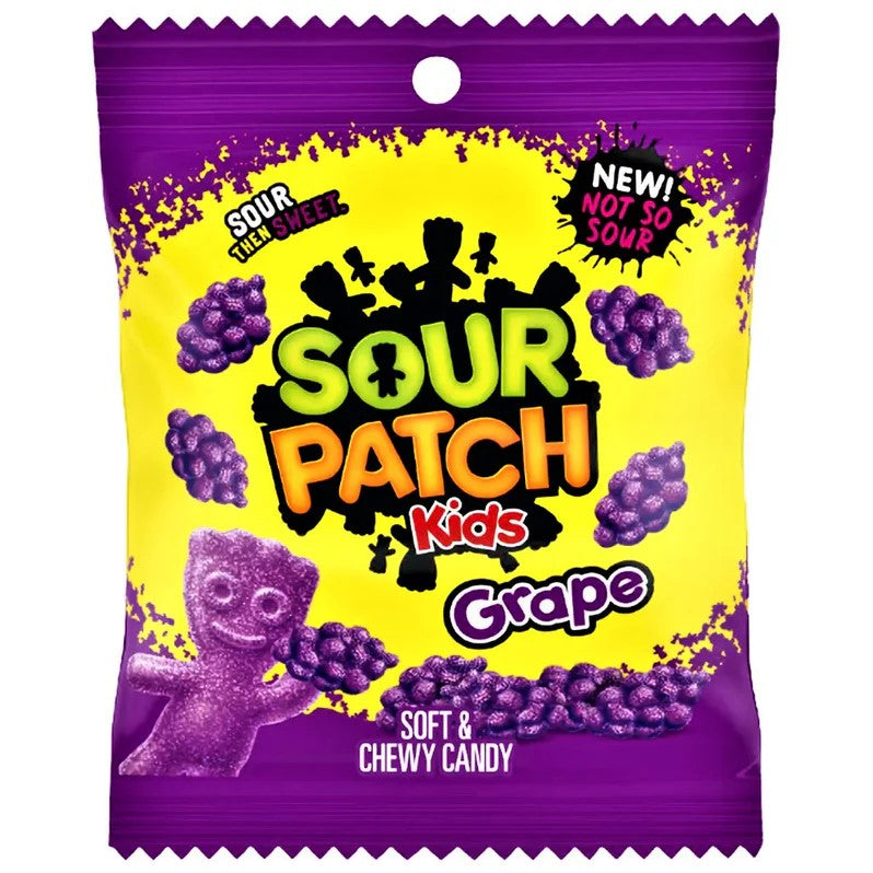 Sour Patch Kids Grape Peg Bags 1X12 101g