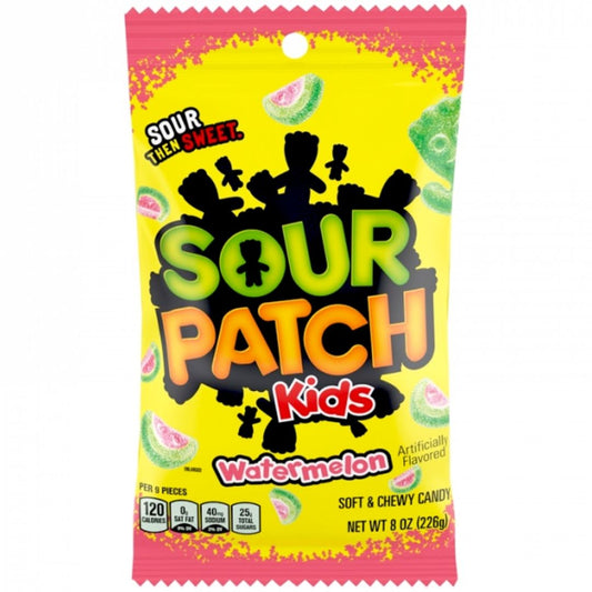 Sour Patch Kids Watermelon Peg Bags 1X12 226g