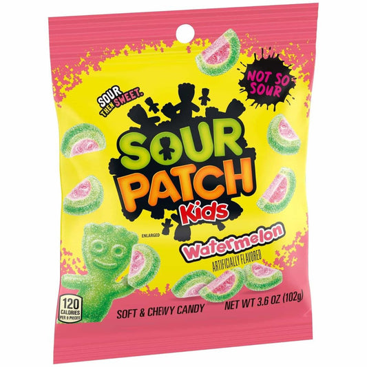 Sour Patch Kids Watermelon Peg Bags 1X12 102g