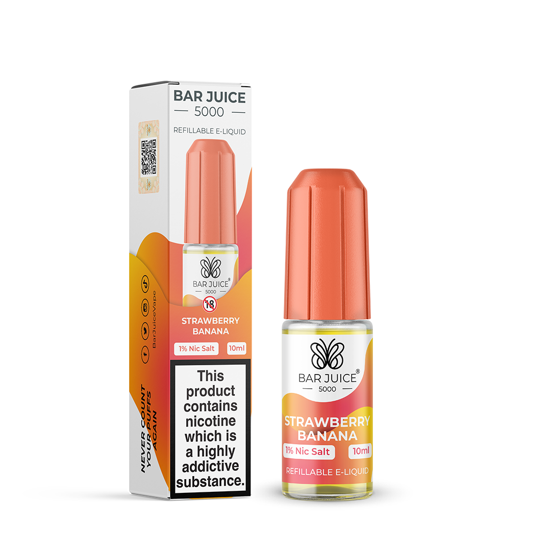 Bar Juice 5000 Nic Salts 10mg and 20mg 10ml 1X10