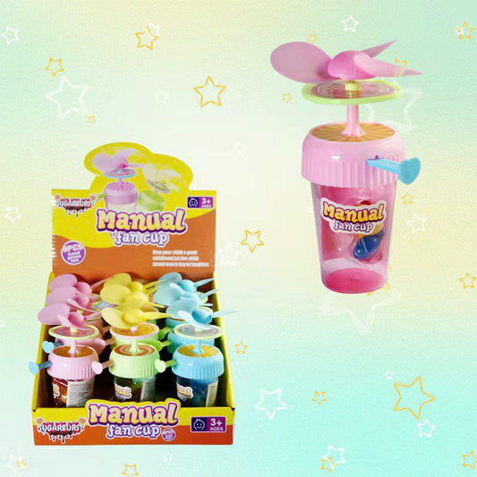 Sugarburst Manual Fan Cup Candy Toy 1X9