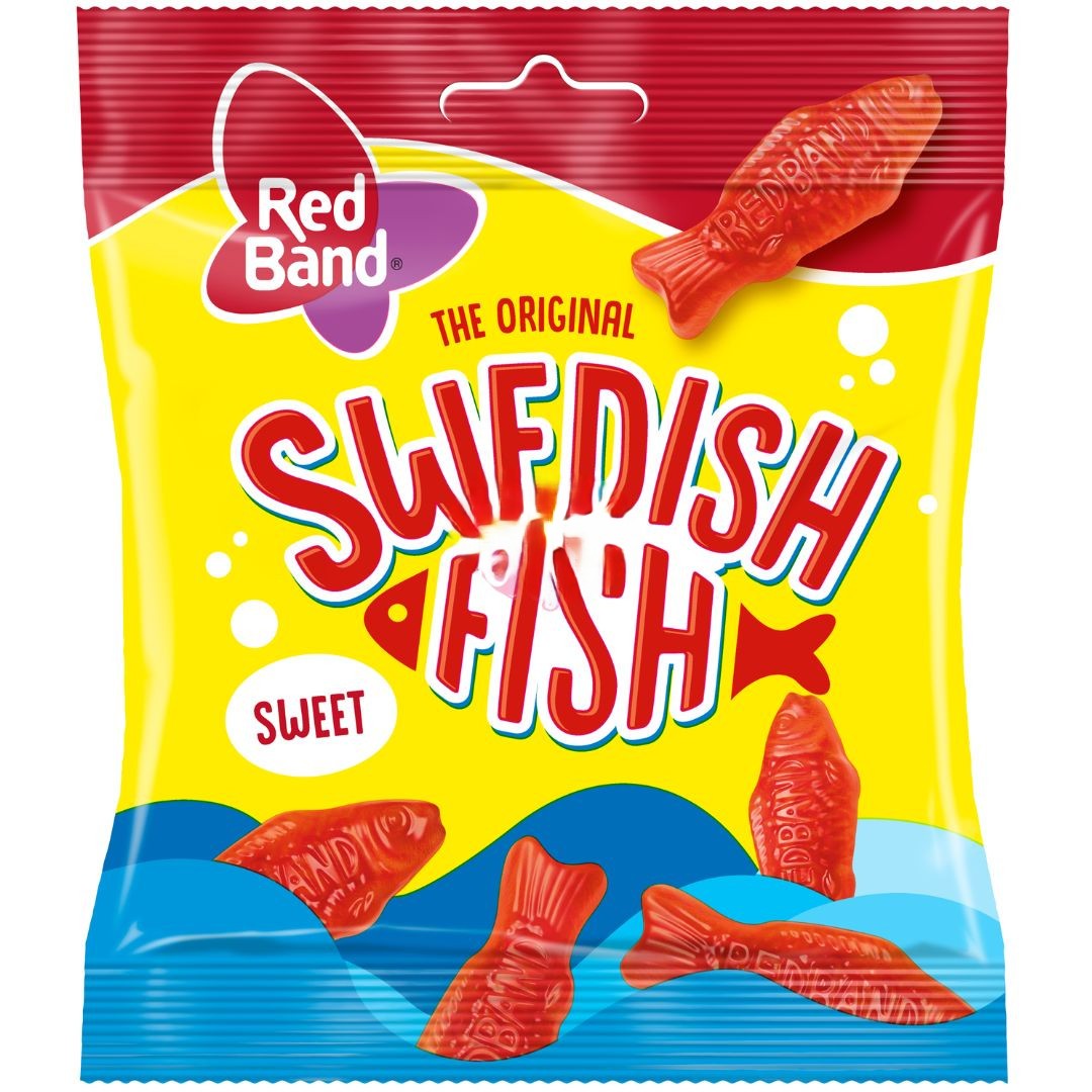 Red Band Sweet Swedish Fish 100g 1X24 ***NEW***