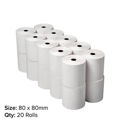 Optimal Premium Thermal Till Rolls 80X80mm 1X20 ***NEW***
