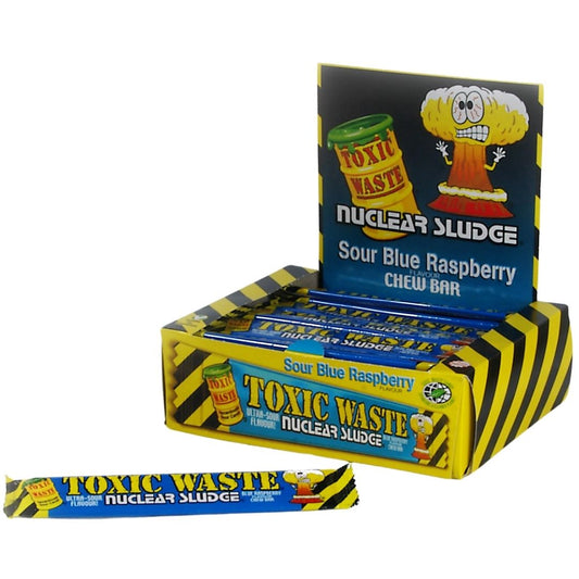 Toxic Waste Chew Bar Blue Sour Raspberry 1X50 20g