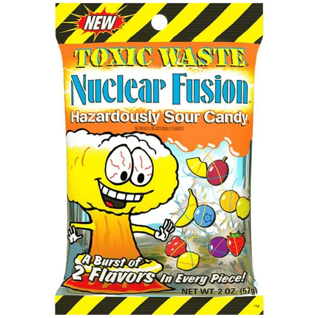 Toxic Waste Nuclear Fusion Peg Bags 1X12 57g