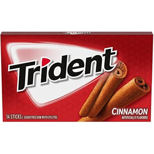 Trident Cinnamon Bubblegum 1X12 31g