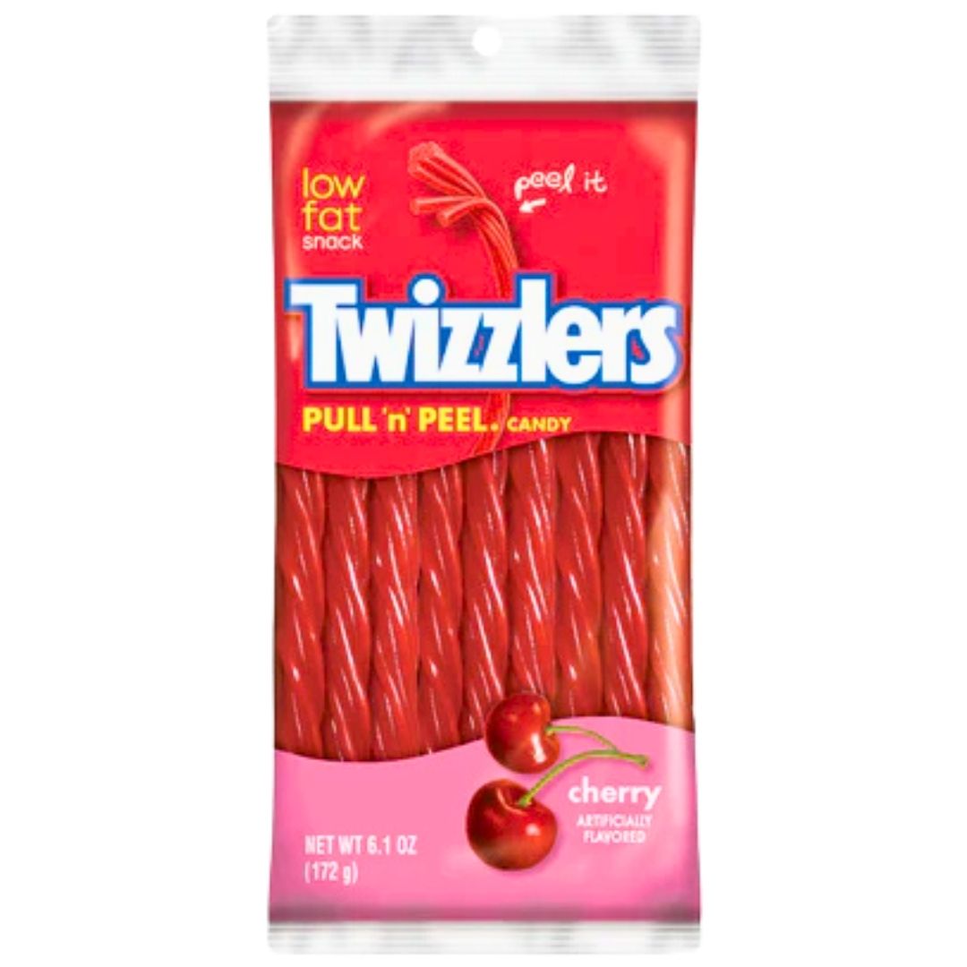 Twizzlers Pull N Peel Candy Cherry 1X12 1X 172g