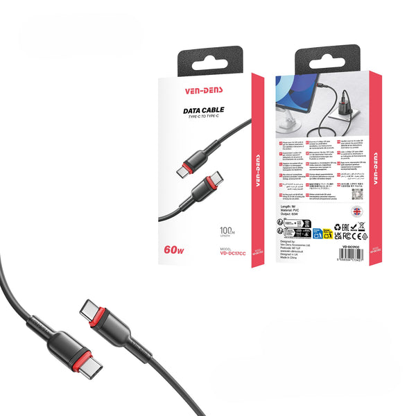 Ven-Dens Charging Data Cable Type-C 60W 1X20