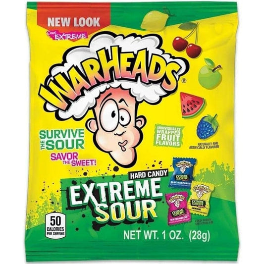 War Heads Extreme Sour Hard Candy 28g 1X12