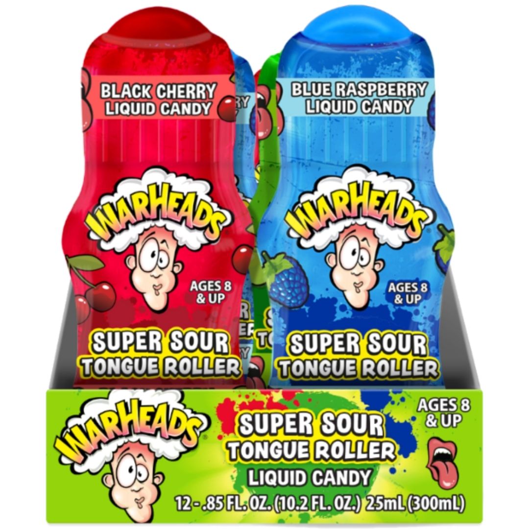 War Heads Super Sour Tongue Rollers 1X12 25ml