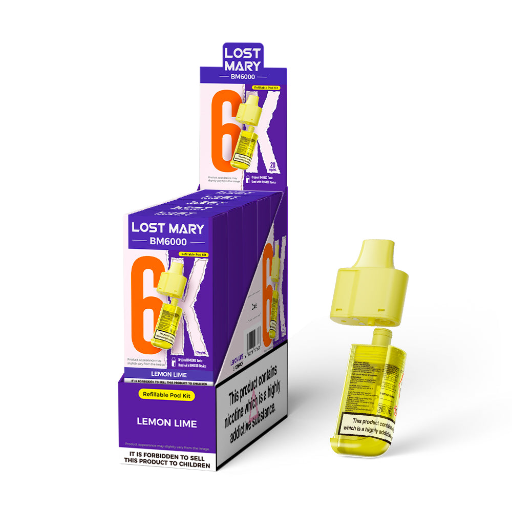 Lost Mary BM6000 Prefilled Kits 1X5 NEW Compliant