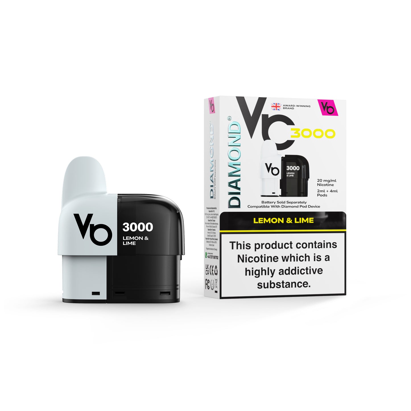 Diamond 3000 Prefilled Pods 1X10