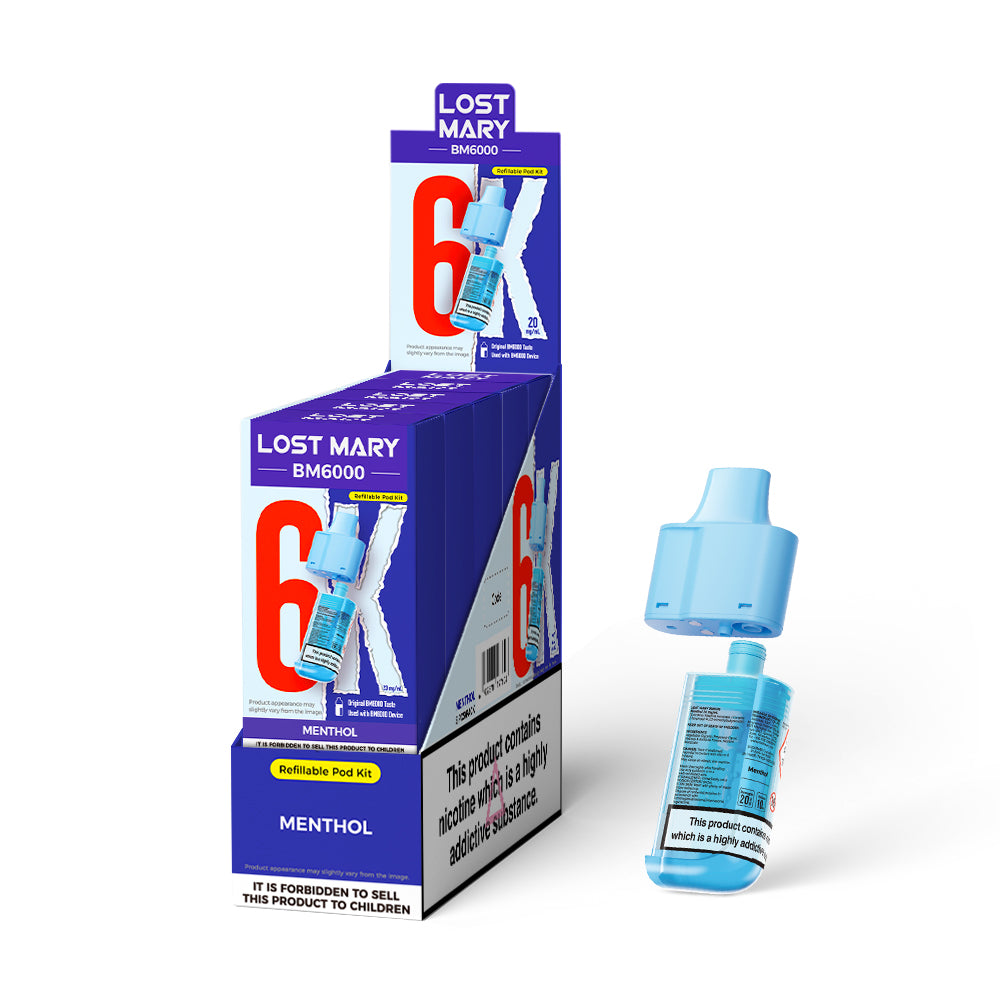 Lost Mary BM6000 Prefilled Kits 1X5 NEW Compliant