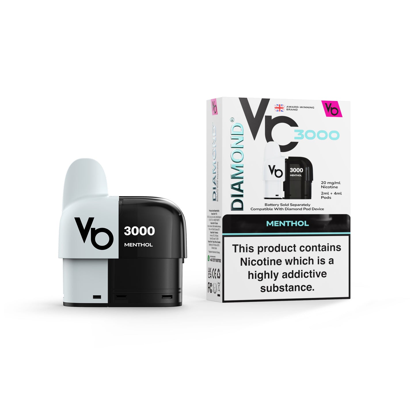 Diamond 3000 Prefilled Pods 1X10
