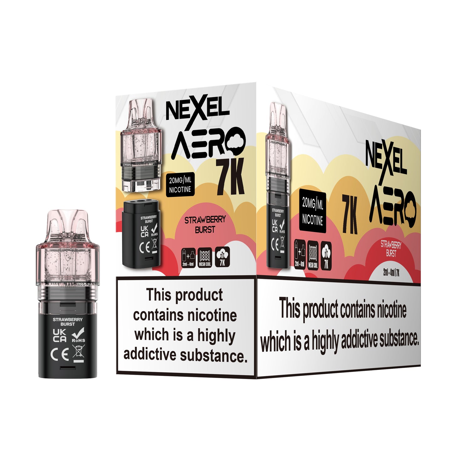 Nexel Aero 7K Prefilled Pods 1X5 ***NEW***