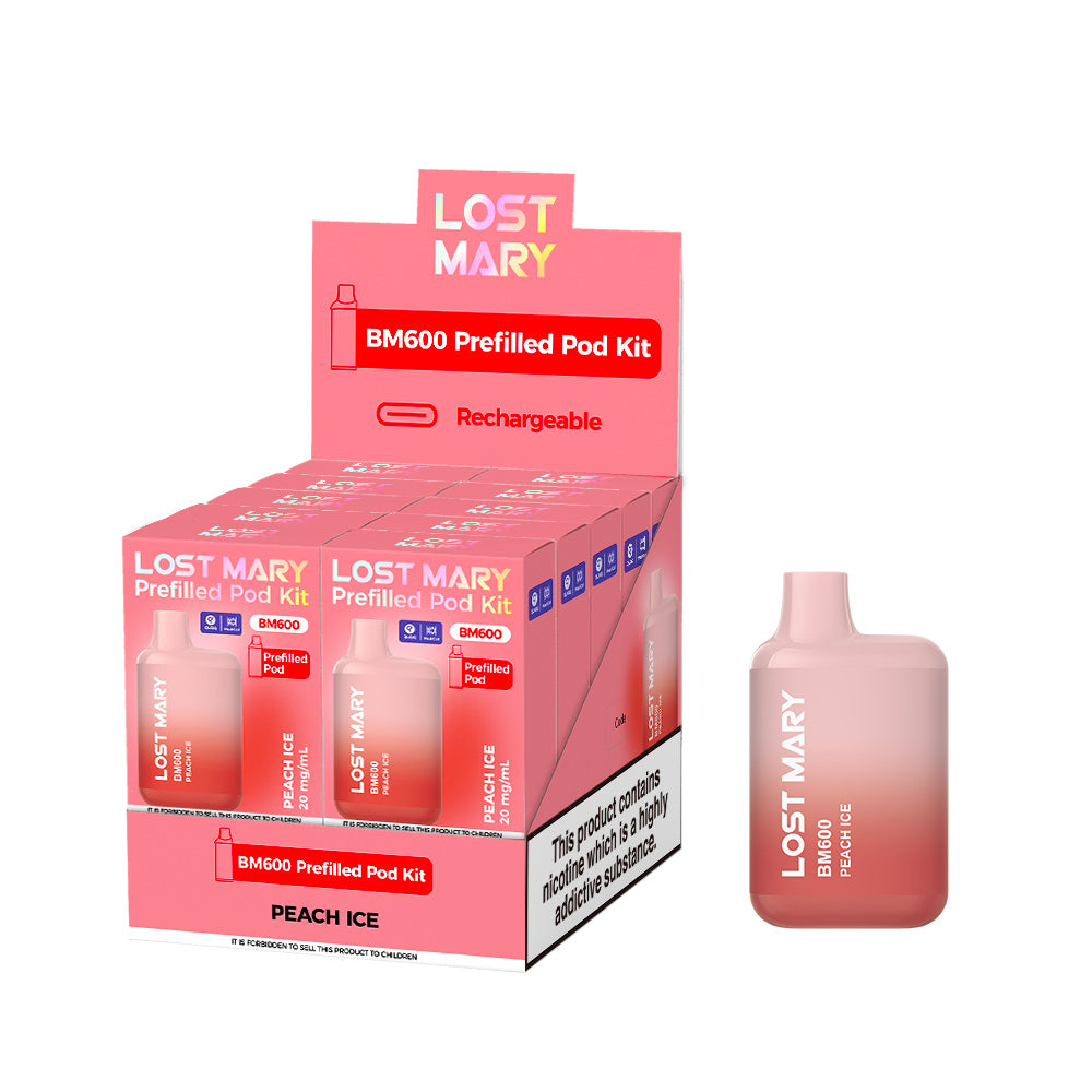Lost Mary BM600 Prefilled Kits 1X10 NEW Compliant