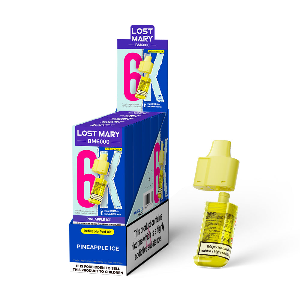 Lost Mary BM6000 Prefilled Kits 1X5 NEW Compliant