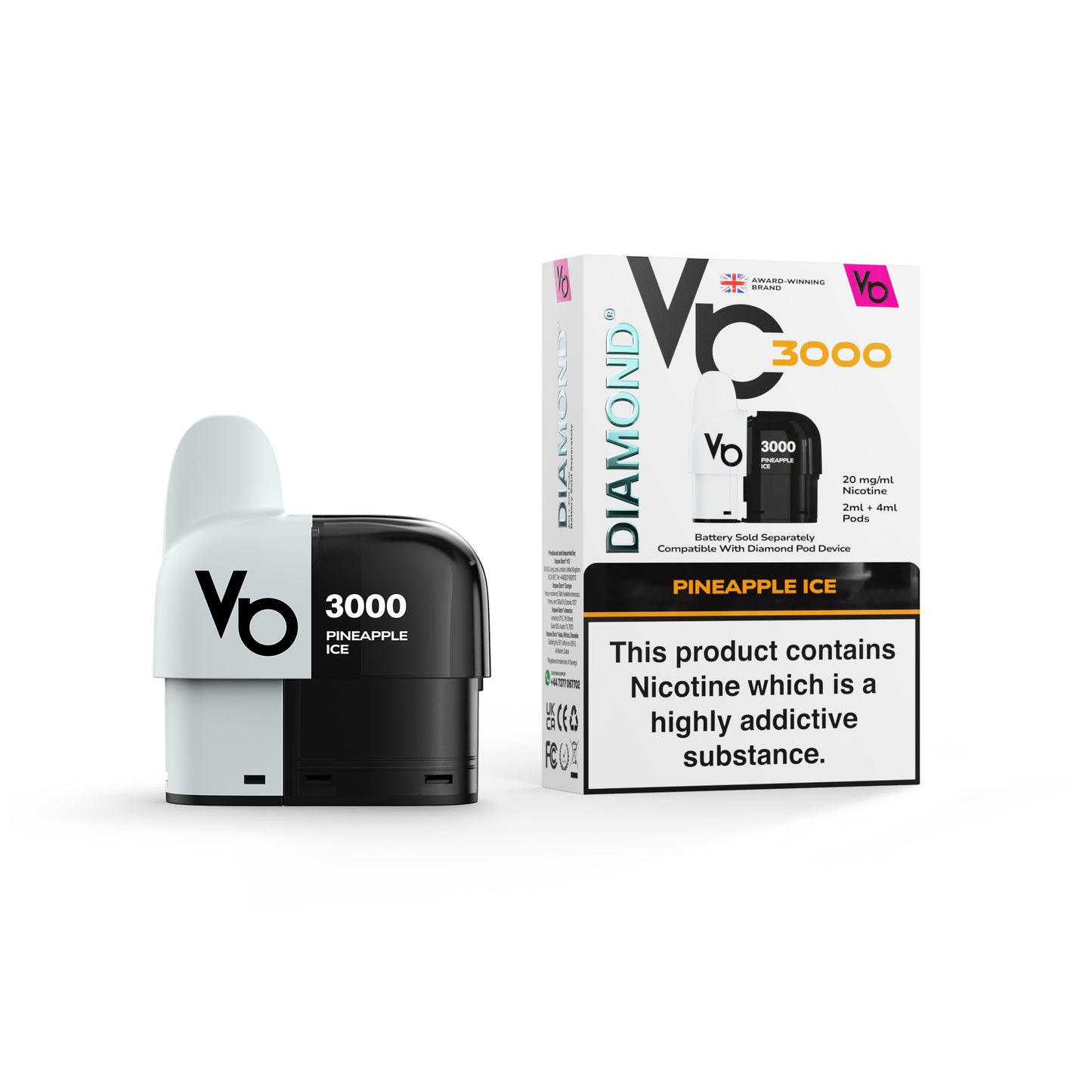 Diamond 3000 Prefilled Pods 1X10