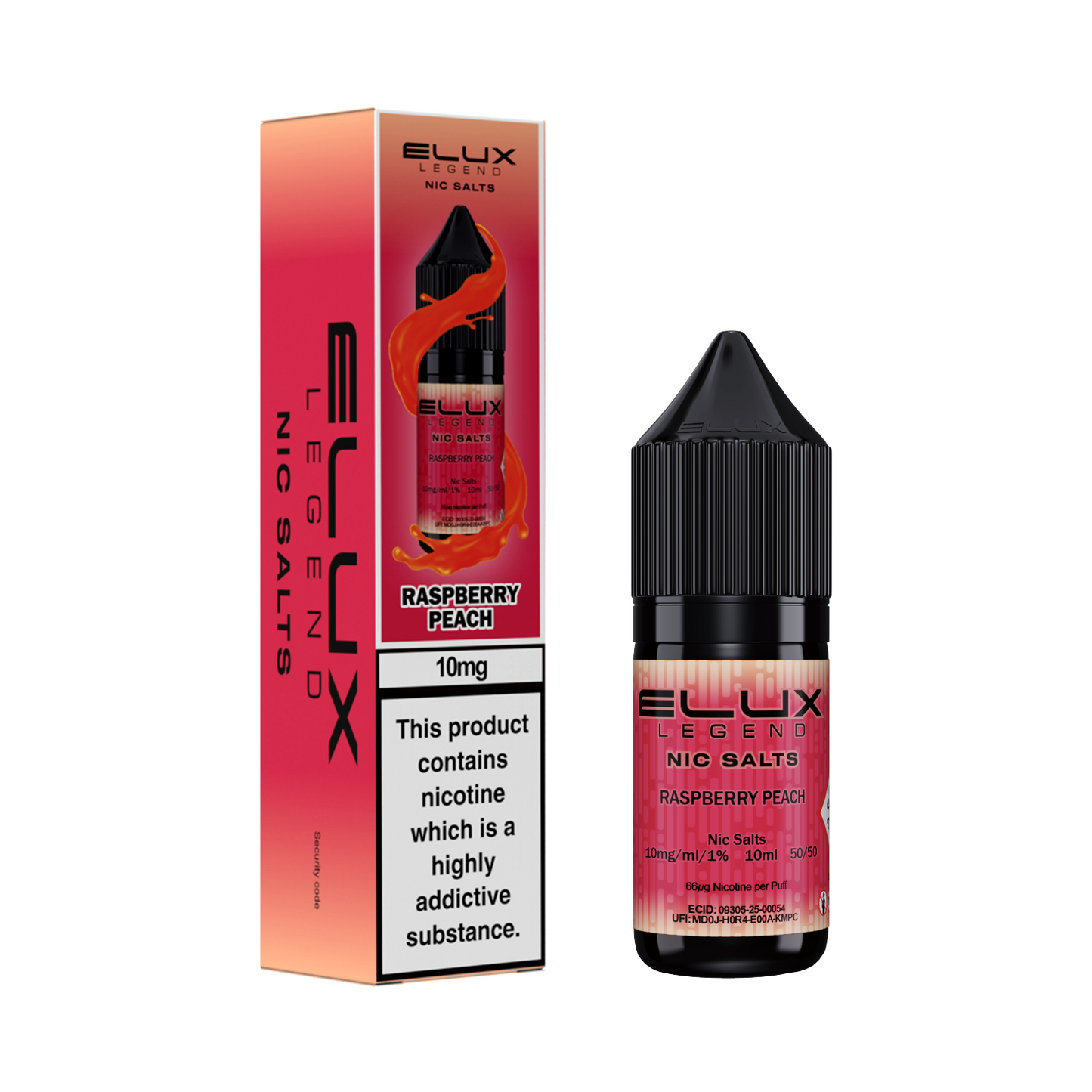 Elux Legend Nic Salts 10ml 10mg/20mg 1X10 pack