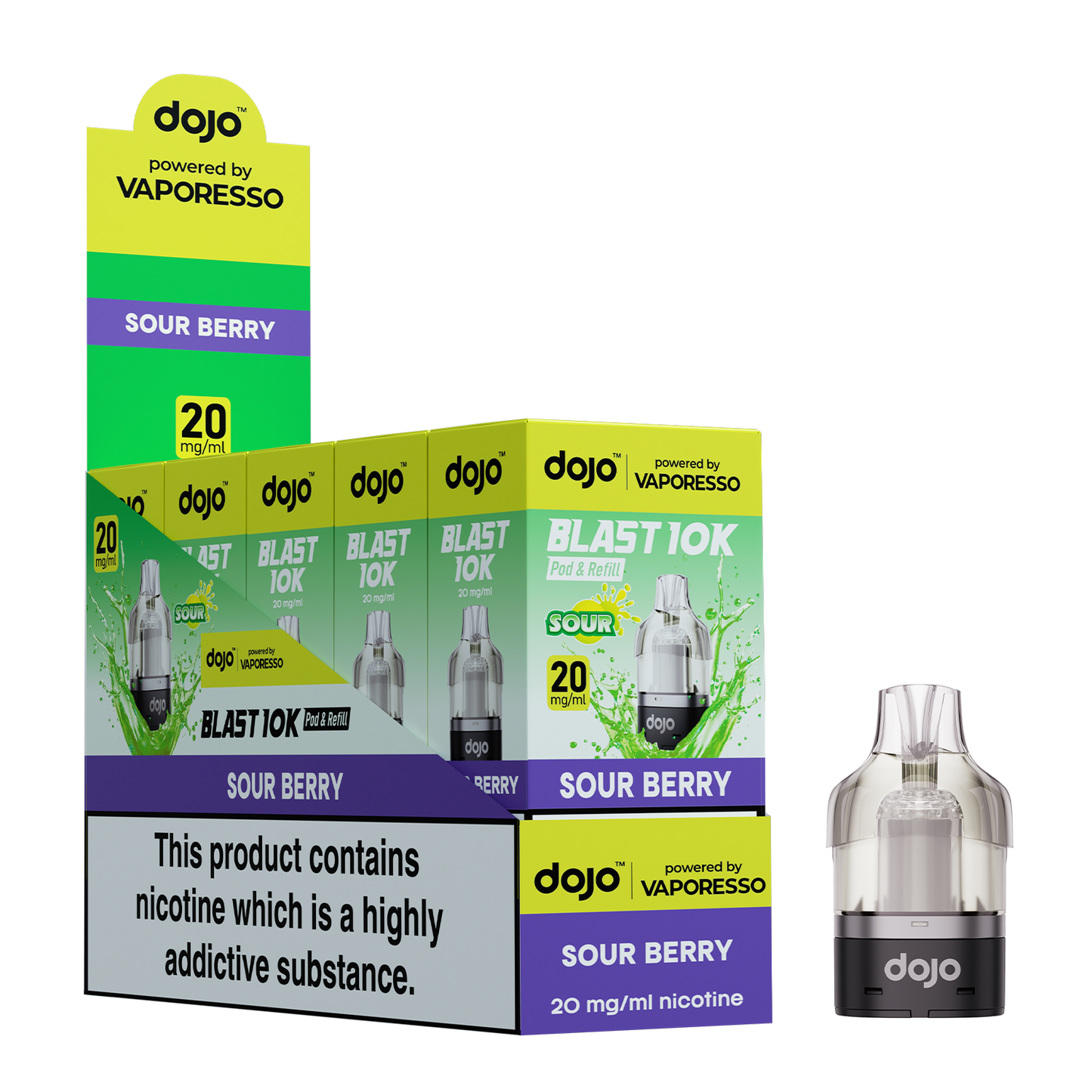 Dojo Blast 10K by Vaporesso Refill Pods 1X5