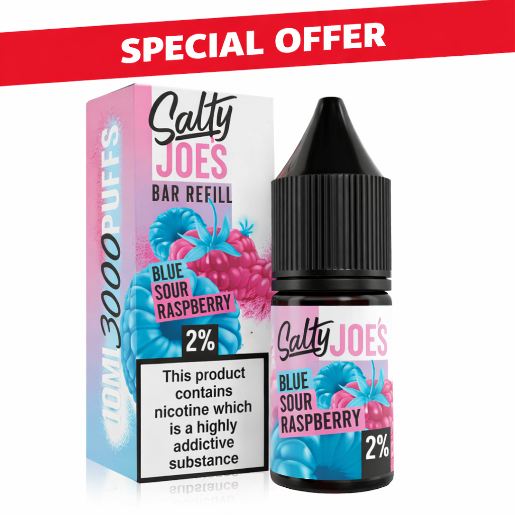 Salty Joe's Bar Refill Nic Salts 10ml 1X10