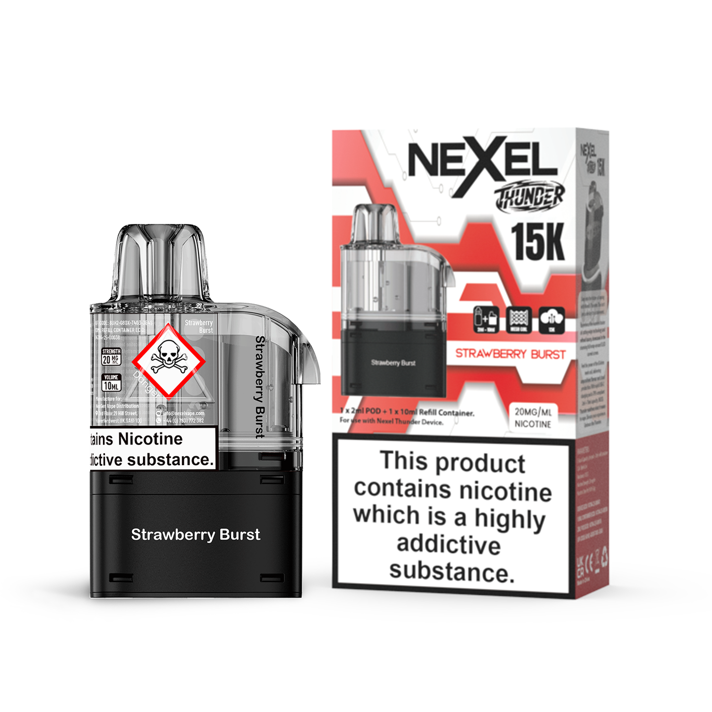 Nexel Thunder 15K Prefilled Pods 1X5 ***NEW***