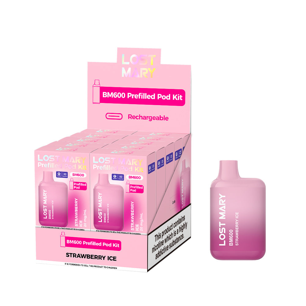 Lost Mary BM600 Prefilled Kits 1X10 NEW Compliant