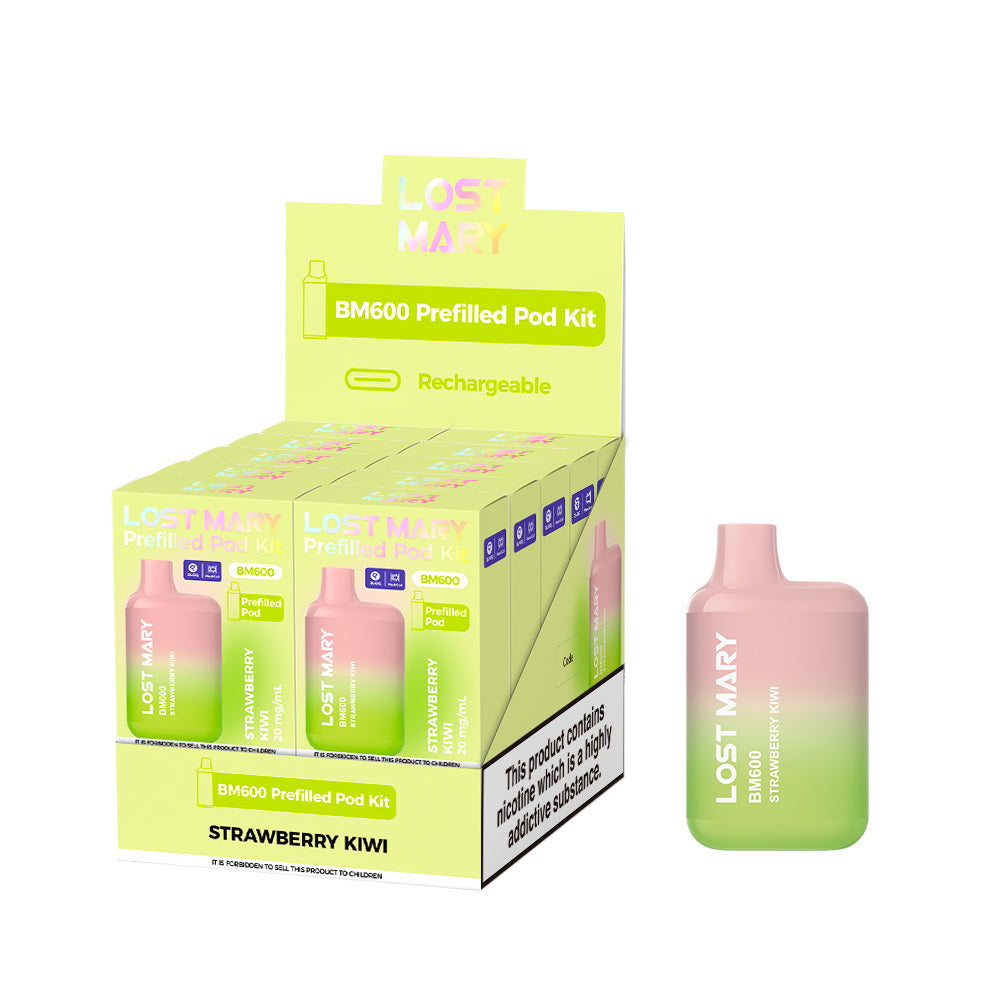 Lost Mary BM600 Prefilled Kits 1X10 NEW Compliant