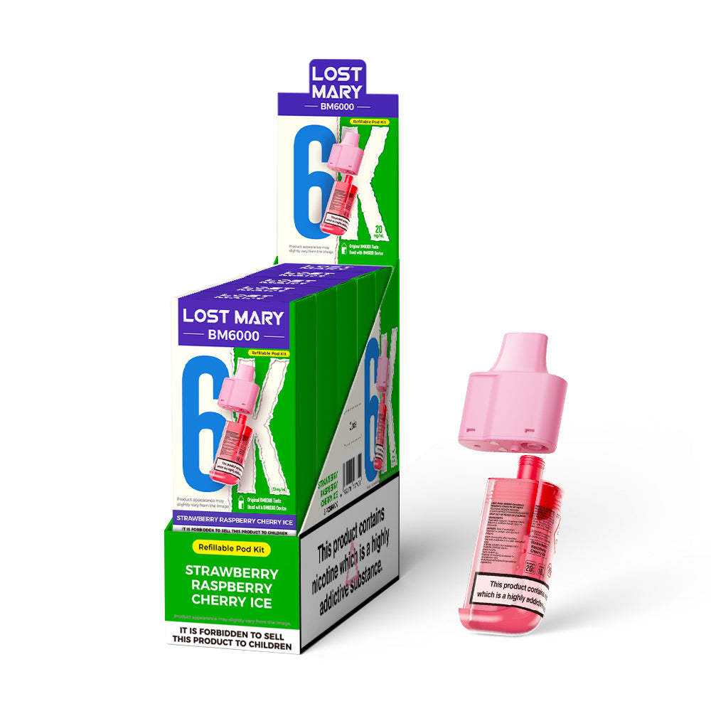 Lost Mary BM6000 Prefilled Kits 1X5 NEW Compliant