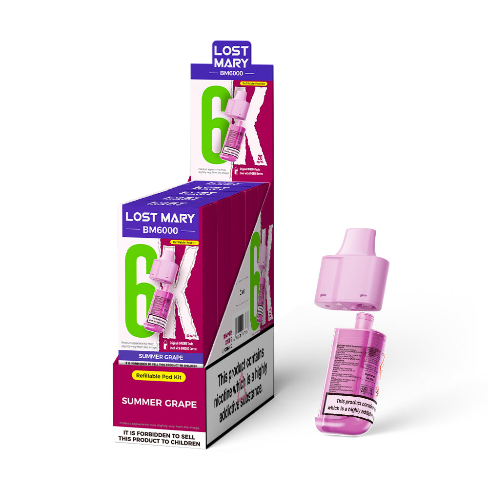 Lost Mary BM6000 Prefilled Kits 1X5 NEW Compliant