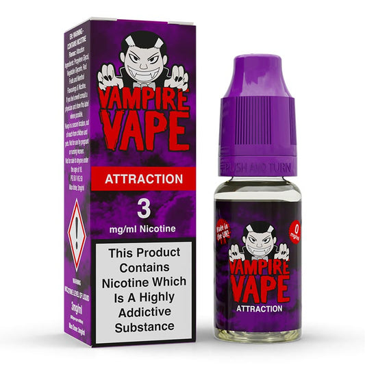 Vampire Vape Freebase E-Liquid 10ml 3MG/6MG/12MG 1X10 ***NEW***