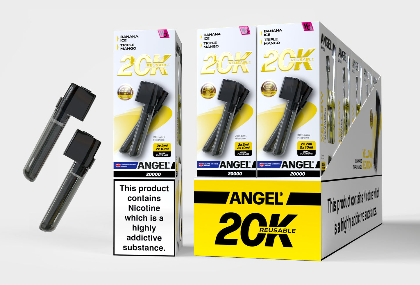 Angel 20000 Prefilled Pods 1X10