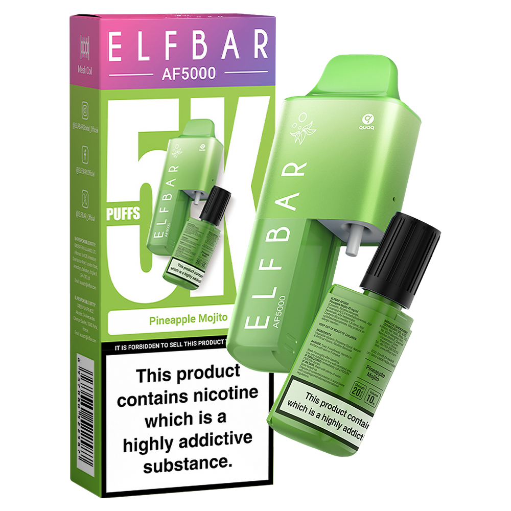 Elf Bar AF5000 Refillable Kits 1X5 pack
