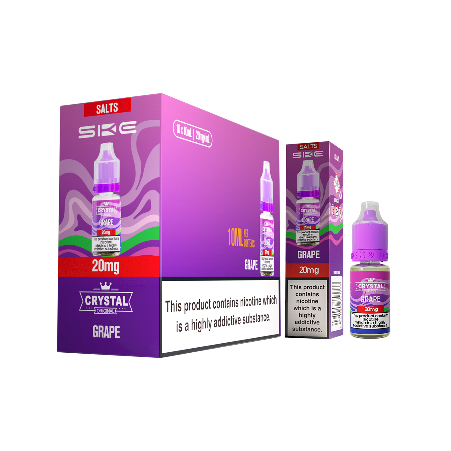 SKE Crystal Original Salts V2 20mg 1X10pack