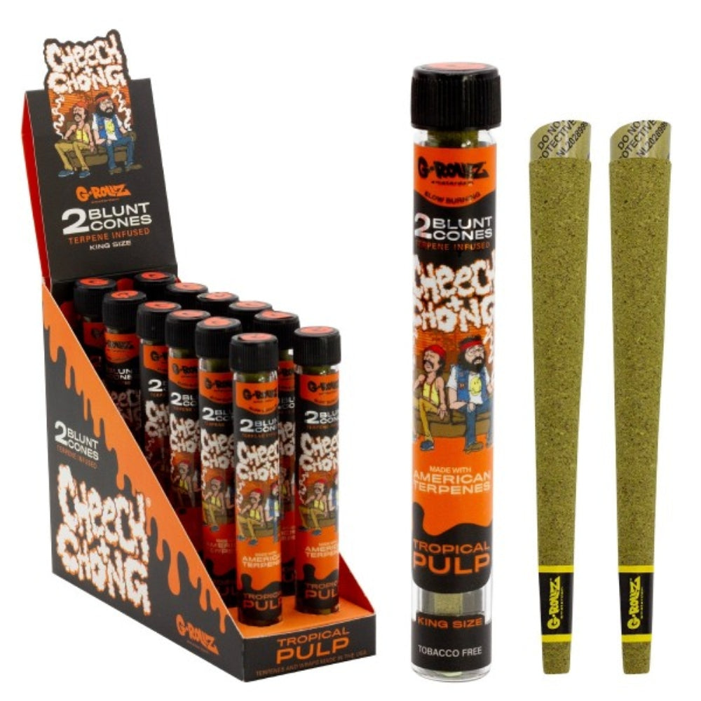 G-Rollz Cheech & Chong Tropical Pulp Blunt Cones 1X12